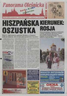 Panorama Oleśnicka: tygodnik Ziemi Oleśnickiej, 2001, nr 64 (626)