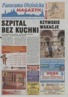 Panorama Oleśnicka: tygodnik Ziemi Oleśnickiej, 2001, nr 65 (627)
