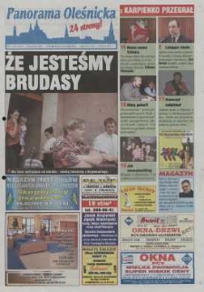 Panorama Oleśnicka: tygodnik Ziemi Oleśnickiej, 2001, nr 71 (633)