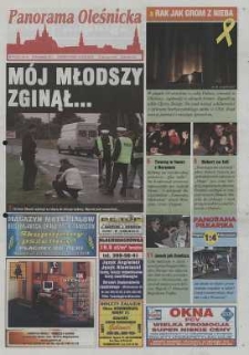 Panorama Oleśnicka: tygodnik Ziemi Oleśnickiej, 2001, nr 74 (636)