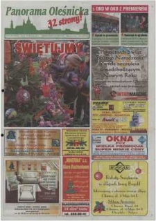 Panorama Oleśnicka: tygodnik Ziemi Oleśnickiej, 2001, nr 101/102 (663/664)