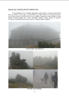 Spacer po czeskiej stronie Karkonoszy [Dokument elektroniczny]