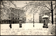 Winter in Hirschberg i. Schl. Warmbrunner Platz [Dokument ikonograficzny]