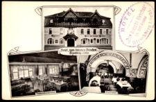 Hotel "zum braunen Hirschen" Hirschberg i. Schles. [Dokument ikonograficzny]
