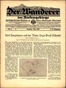 Der Wanderer im Riesengebirge, 1938, nr 5