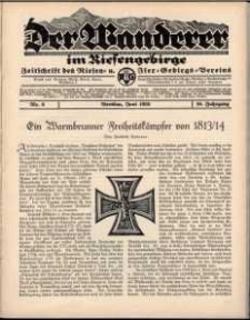 Der Wanderer im Riesengebirge, 1938, nr 6