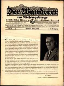 Der Wanderer im Riesengebirge, 1939, nr 3