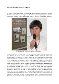 Wirtualna biblioteka e-Pogranicze [Dokument elektroniczny]