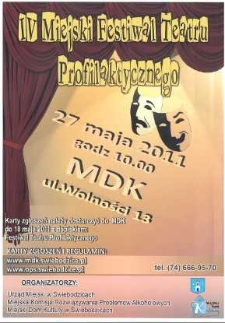 IV Miejski Festiwal Teatru Profilaktycznego
