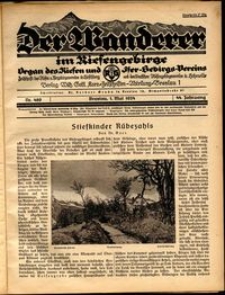Der Wanderer im Riesengebirge, 1924, nr 5