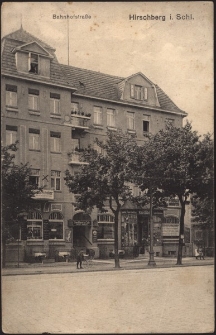 Hirschberg i. Schl. Bahnhofstrasse [Dokument ikonograficzny]
